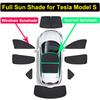 Для Tesla Model S Солнцезащитная шторка Защитная шторка на окно Складная Шторка на стеклянную крышу Люк Затеняющая шторка для люка ModelS Защита от УФ