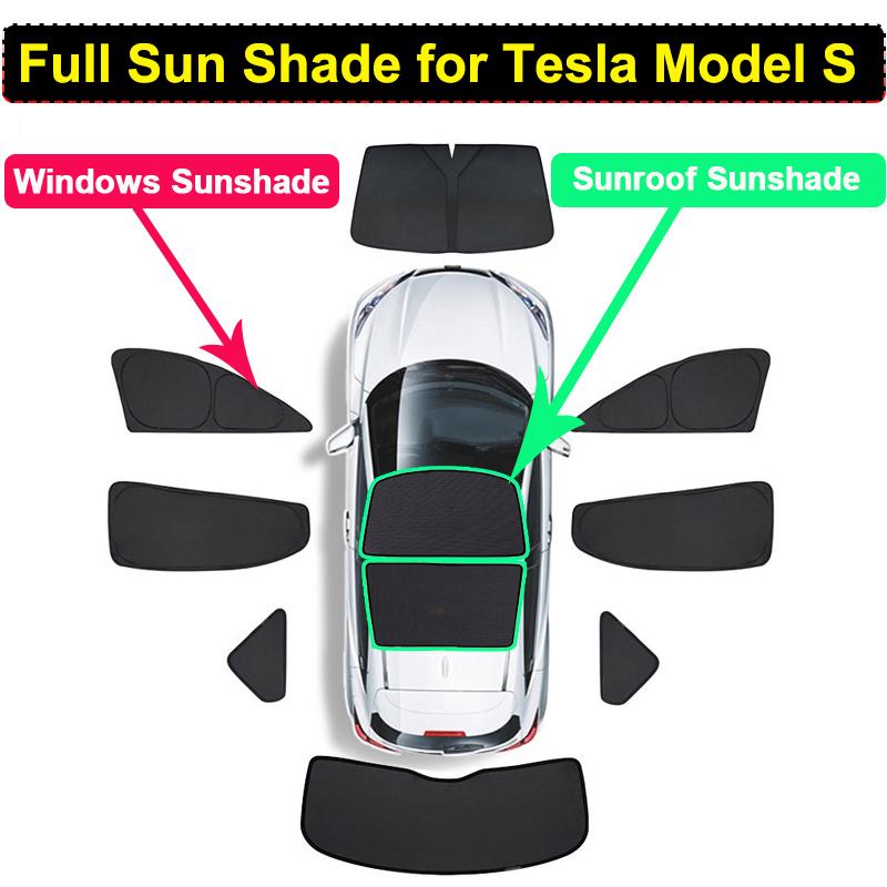 Для Tesla Model S Солнцезащитная шторка Защитная шторка на окно Складная Шторка на стеклянную крышу Люк Затеняющая шторка для люка ModelS Защита от УФ