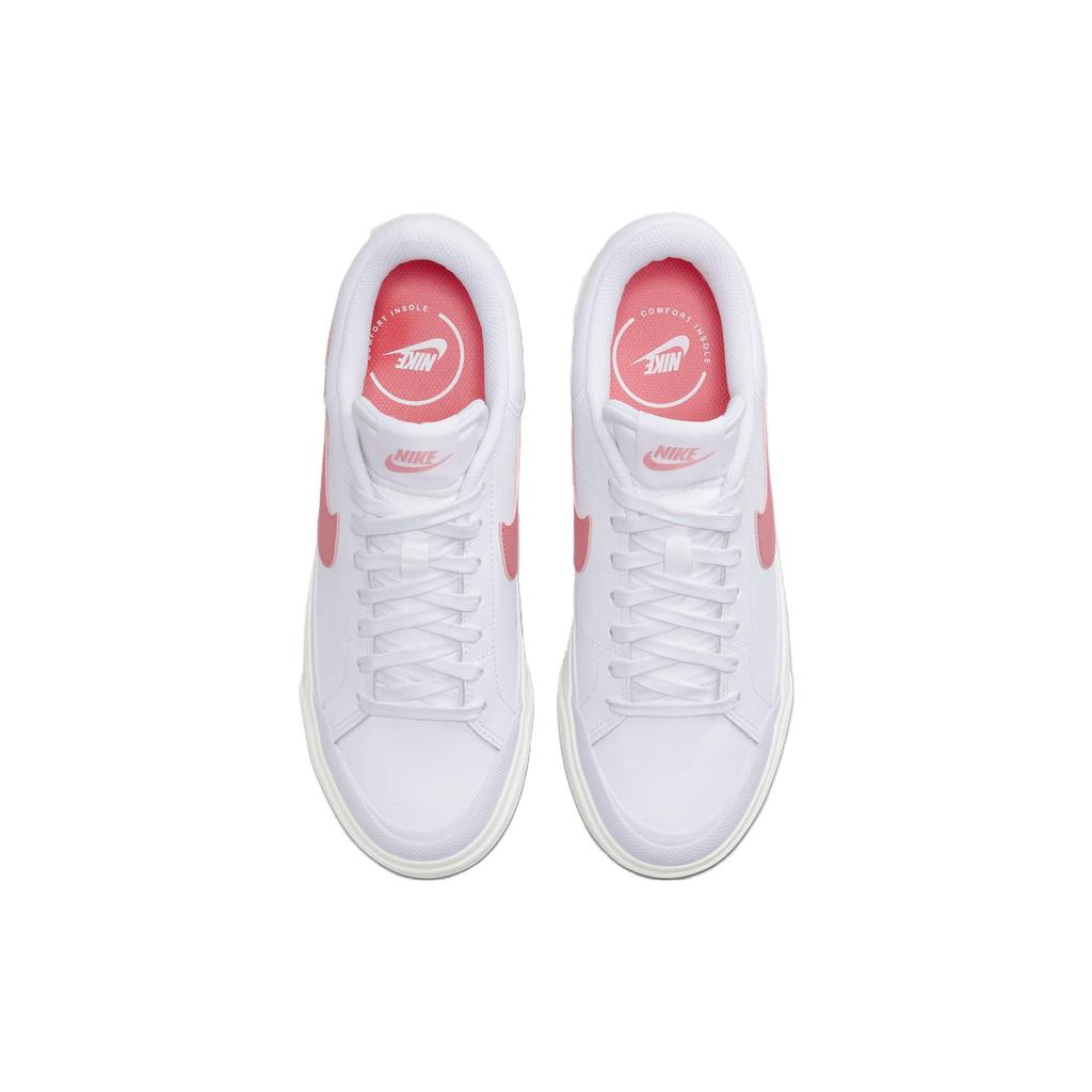 Nike Женские кроссовки Court Legacy Lift White Sea Coral Summit-White Coral-Chalk DM7590-102