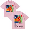 OUEVED0 EL BAIFO Album 2026 Tour Print Unisex Women Fashion HipHop Tshirts Summer Shortsleeved Tees Casual Cotton Streetwear