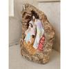Latest Resin Decor Showpiece for Table Small Size Xmas Present To Friend Christmas Gifts Single Piece Holy Family Crib Figurines