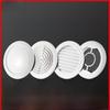 ABS Circular Shutter Vent with Mesh Cover for Fresh Air and Exhaust Duct Systems