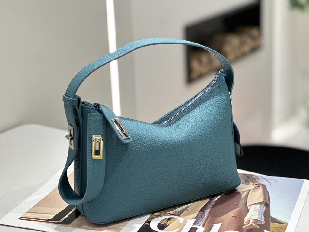 Real Leather 2025 New Style High-end Sense Small Crowd Design Handheld Bag High-end Tote Single Shoulder Tote Handle Women's Bag
