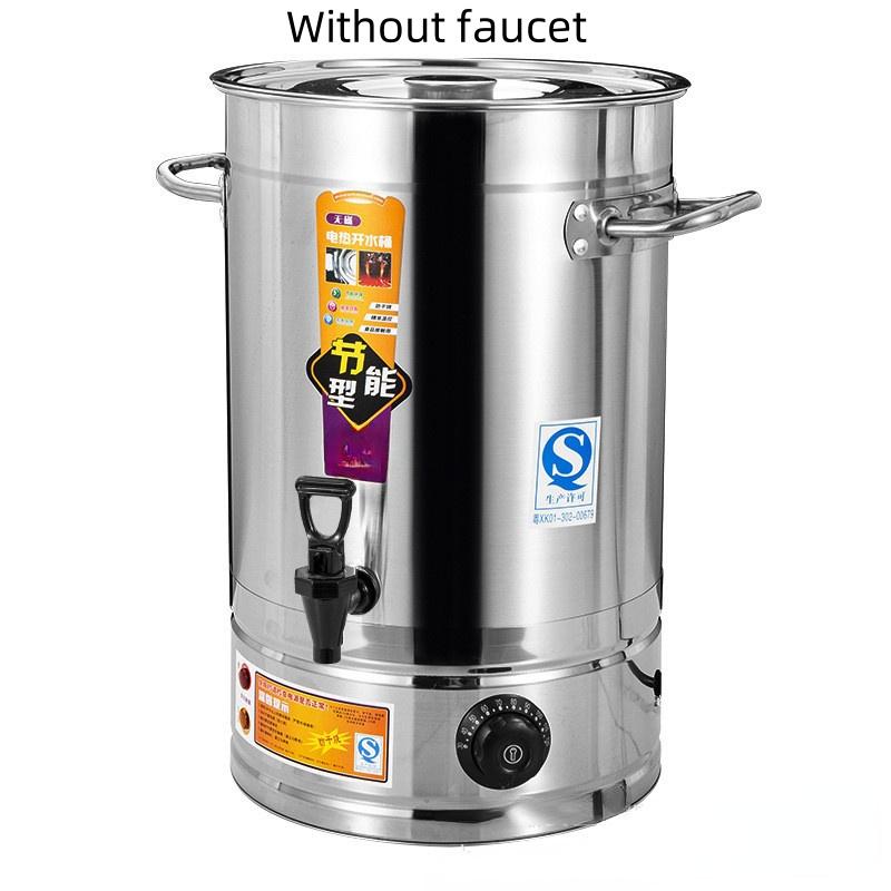 Большая емкость Электрическое ведро для нагрева воды Коммерческий изоляционный бак из нержавеющей стали Бытовая машина для кипячения воды