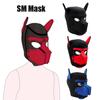 Adults SM Mask Sex Toys Party Cosplay Dog Headgear Full Face Fetish Sex Mask Gay Games For Couples Sex Accessories