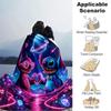 1Pc Stitch Heart Connection Blanket Soft Throw Blanket For Home Bedroom Bed Sofa Travel Office Solid Christmas Blanket