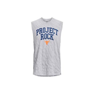 Жилет для тренировок Project Rock Print, мужские топы, светло-современный серый 1379019-011