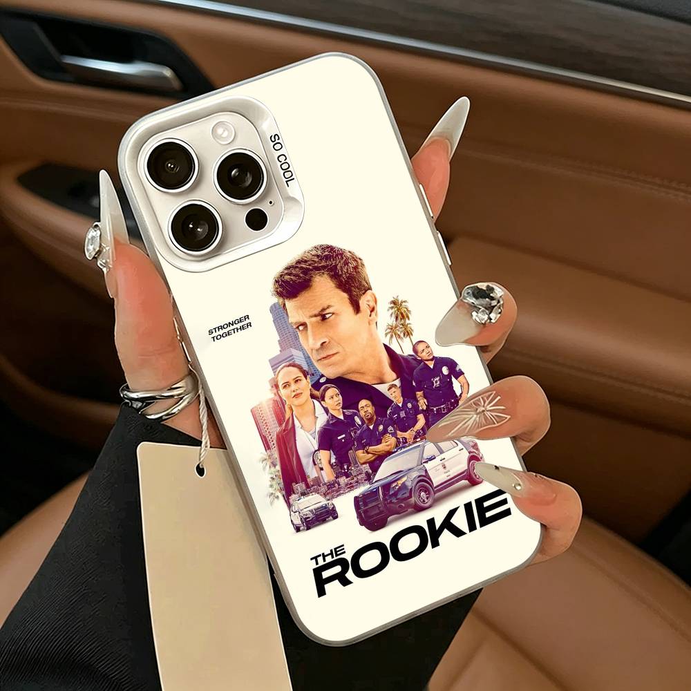 TV -The R-rookie Phone Case For iPhone 11 12 13 14 15 16Pro Max Plus white Sliver Phone Cover