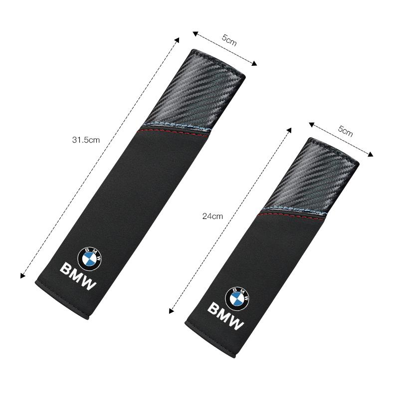 Для BMW E46 E90 E60 F30 F10 E39 i4 X1 X2 X3 X5 X4 X6 X7 M3 M4 M5 G30 G20 520i Чехол на ремень безопасности из замши, накладка для защиты плеча