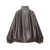 New ZW series leather effect bomber jacket 2969241