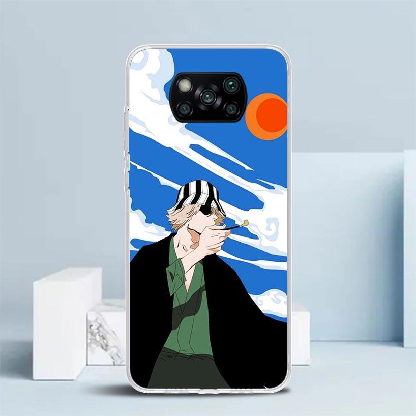 Bleach Киске Урахара Мягкий чехол для Xiaomi Poco F7 Ultra X7 X6 X5 Pro M7 Чехол для телефона Redmi 15 15C 13 13C 12 12C 10 10C Печать She