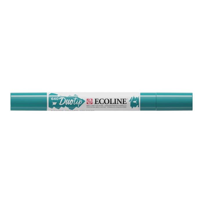 Marqueur Aquarelable - CRAFTELIER - 11606400 - Double Pointe - Bleu 640 - 1 Unité