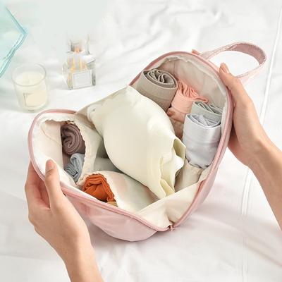 Сумка для хранения нижнего белья Дорожный предмет первой необходимости Портативная сумка для нижнего белья Носки Нижнее белье Бюстгальтер Сумка для хранения Сумка для финишной обработки