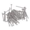 50Pcs Flanged Button Head Screws A2?70 Stainless Steel Buttons Heads Socket Caps Bolts KitM3x45mm