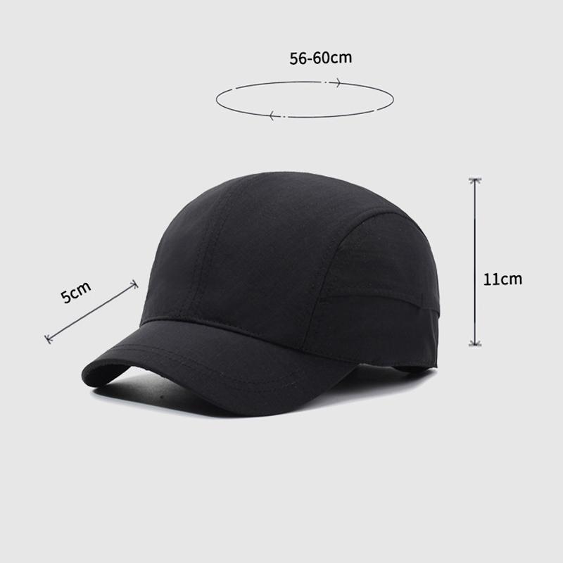 Summer Retro Short Brim Baseball Cap Men Women Outdoor Sports Quick-Drying Cap Sunscreen Cap