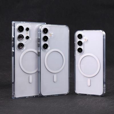 Защитный чехол для телефона Samsung S26 Clear Ultra, с магнитом, защитой от падений, ощущением кожи
