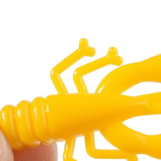 20Pcs/Set 5.2CM/1G Soft Crayfish Lure Realistic Bionic Colorful Lobster Swimbait Artificial Shrimp Bait