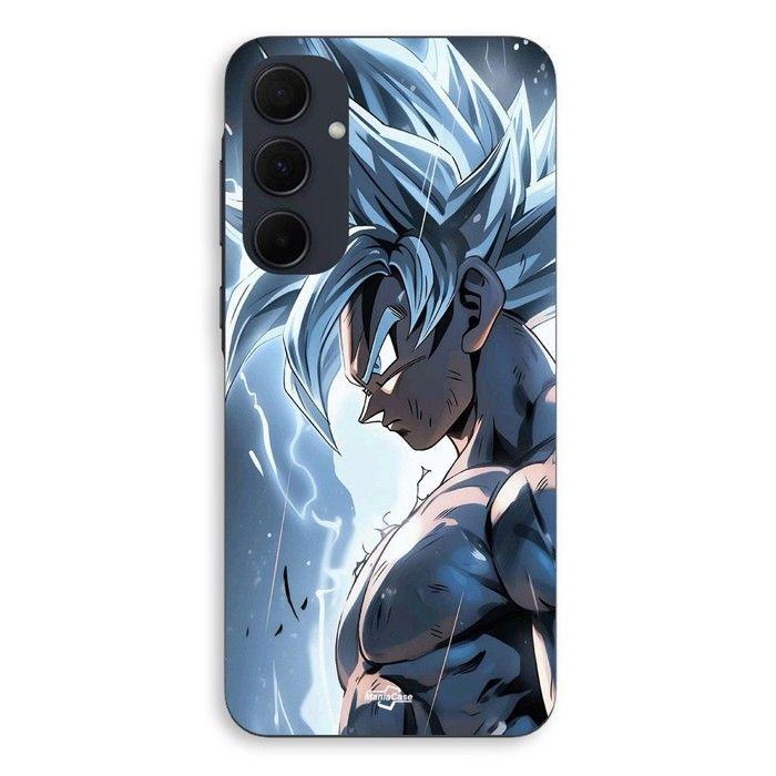 Coque de téléphone - MANIACASE - Samsung galaxy A55 - Silicone - Souple - Songoku ultra instinct