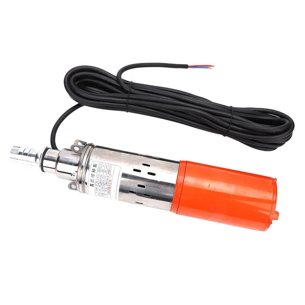 1"" 12V1.2m30m DC винтовой насос с высоким подъемом из литой нержавеющей стали погружной водяной насос