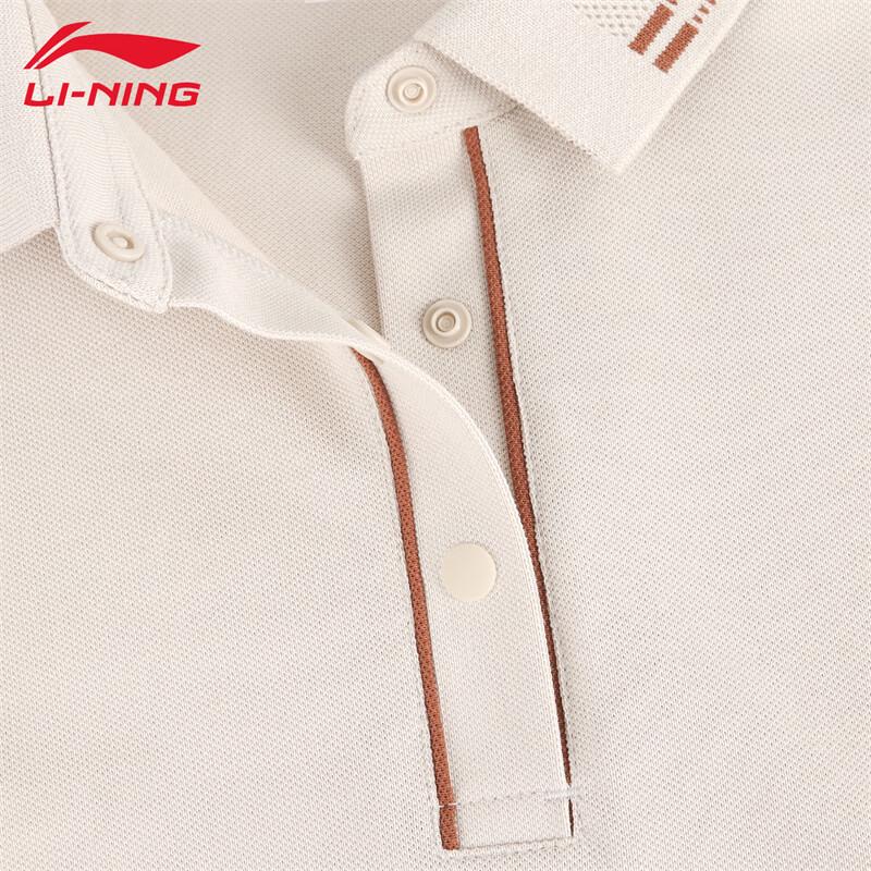 Li-Ning Женская классическая футболка-поло с коротким рукавом