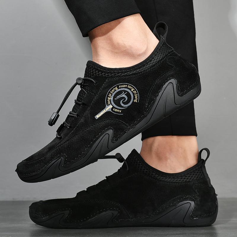 Fashion 2025 Loafers Shoes Men Outdoor Light Walking Breathable Summer Comfortable Casual Driving Shoes Mountaineering Travel Sneakers