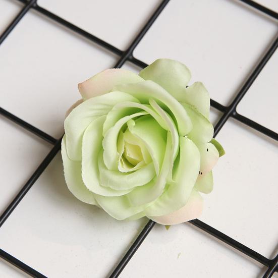 2 шт. 7 см искусственная голова розы красочные реалистичные многоразовые неувядающие DIY домашний офис свадебные украшения маленький цветок из искусственного шелка для взрослых секс-одежда