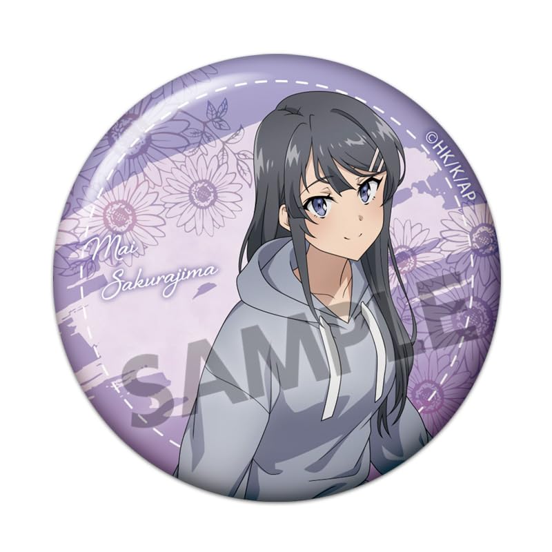 Rascal Does Not Dream of Bunny Girl Senpai Series Original Trading Mai Summer Vacation Badges Per Badges Sakurajima's Ver. (10 Box)