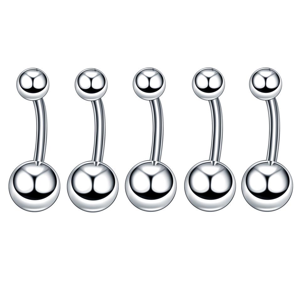 60-Piece Stainless Steel Lip, Stud, and Nose Ring Set – Popular European & American Piercing Jewelry Accessories