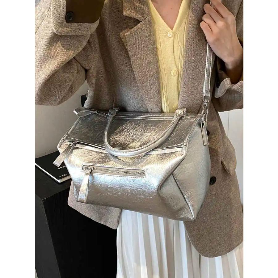 Женская большая вместительная сумка через плечо, легкая роскошная мягкая кожаная дорожная сумка, осенне-зимняя женская сумка для поездок на работу