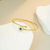 Gothic Demon Eye Bracelet Personalized Blue Eye Ring New Adjustable Creative Bangle  Gift Giving