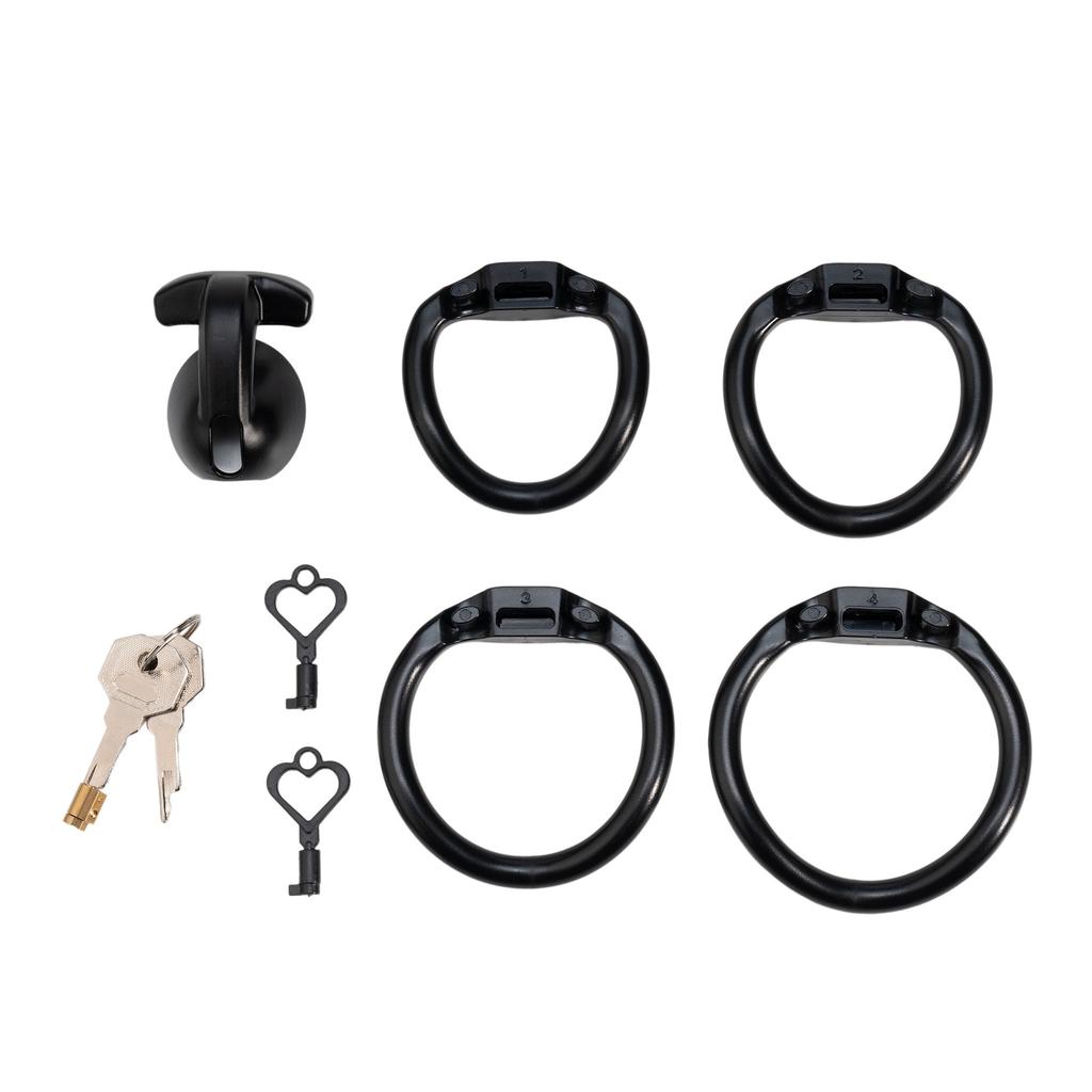 New Negative Resin Plastic Chastity Lock Male Small Inverted Cock Cage Sex Toys for Men Pet