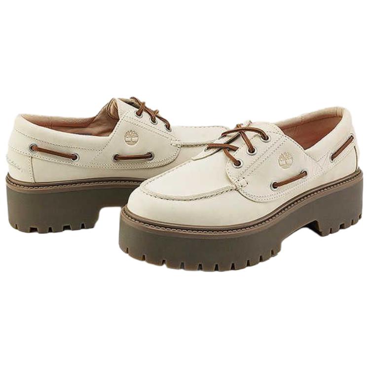 Timberland Stone Street Мягкие и удобные лоферы Женская обувь Белый A2GVFEX4