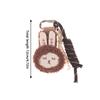 Брелоки для ключей Kawaii Fabric Small Animal Series, корейские брелоки Ins Style, брелки для ключей с мультяшной куклой, сумка-подвеска, сумки, аксессуары для ключей