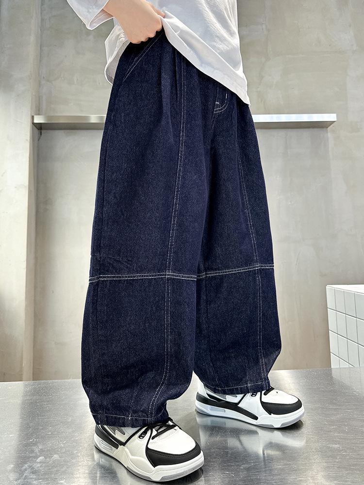 Boys' Straight-Leg Jeans: 2025 Spring/Autumn Versatile Casual Pants for Kids