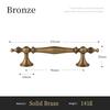 Santaya Bronze Solid Antique Brass Cabinet Handles Wardrobe Pull Cupboard Door Knob Kitchen Cabinet Handles Bronze Pulls
