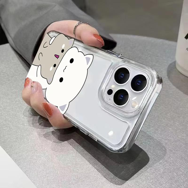 Cute Animal Cat Pattern Phone Case For Xiaomi Mi 15 T Pro 14T 13T 12T Mi 17 Pro 15 14 13 12 11 Lite 5G Clear Bumper Cover