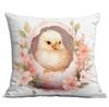 New Easter Pillowcase Country Cartoon Rabbit Easter Egg Pillowcase Sofa Cushion Pillowcase