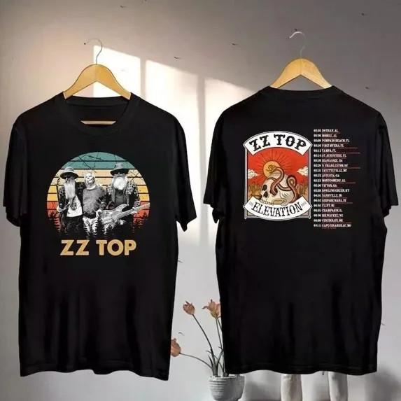 NEW! ZZ Top The Elevation Tour 2026 T-Shirt Heavy Cotton All Size Gift For Fans