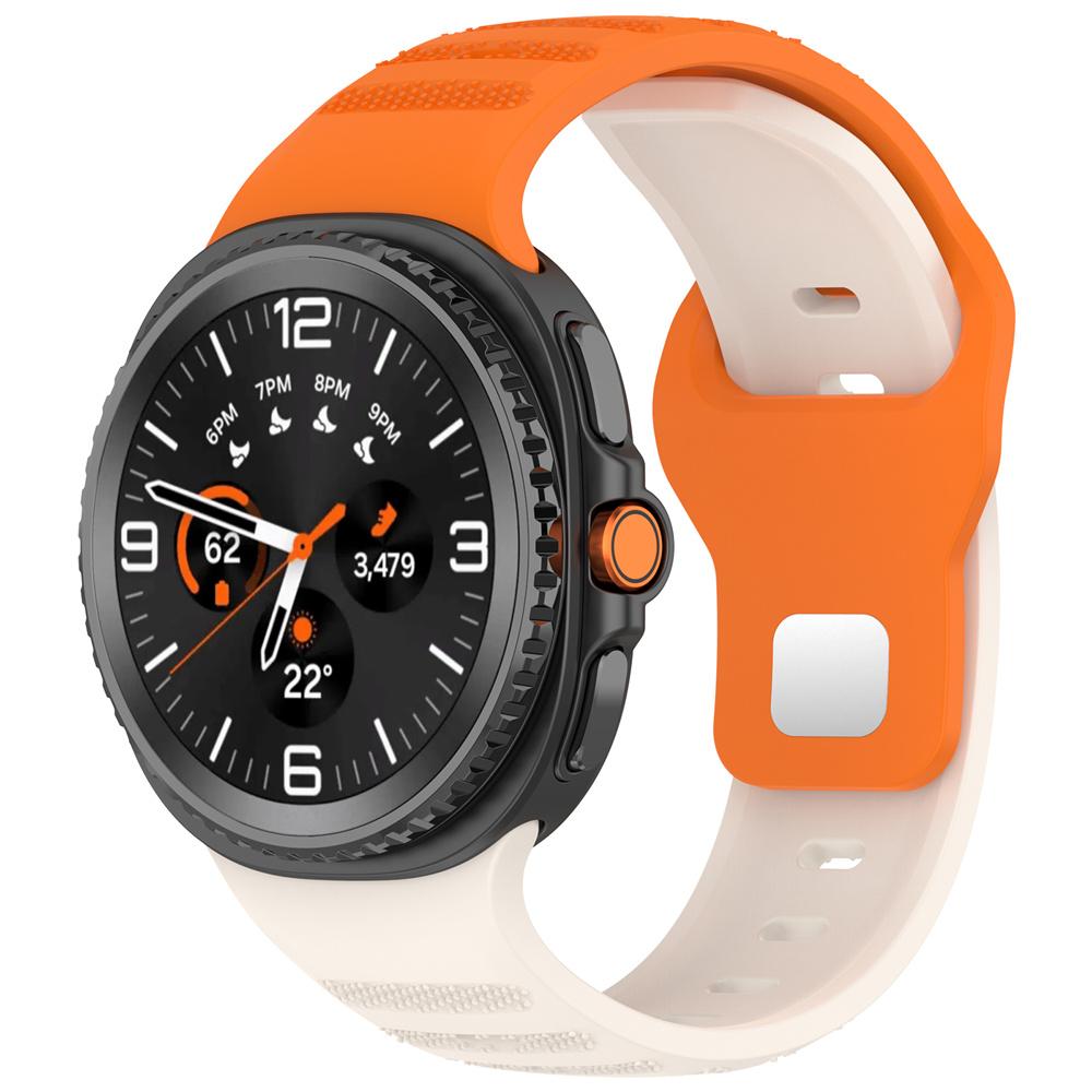 Ремешок для Samsung Galaxy Watch 8 Classic 46 мм, прочный силиконовый ремешок с регулируемой застежкой и скрытой пряжкой для Galaxy Watch 40 мм 44 мм