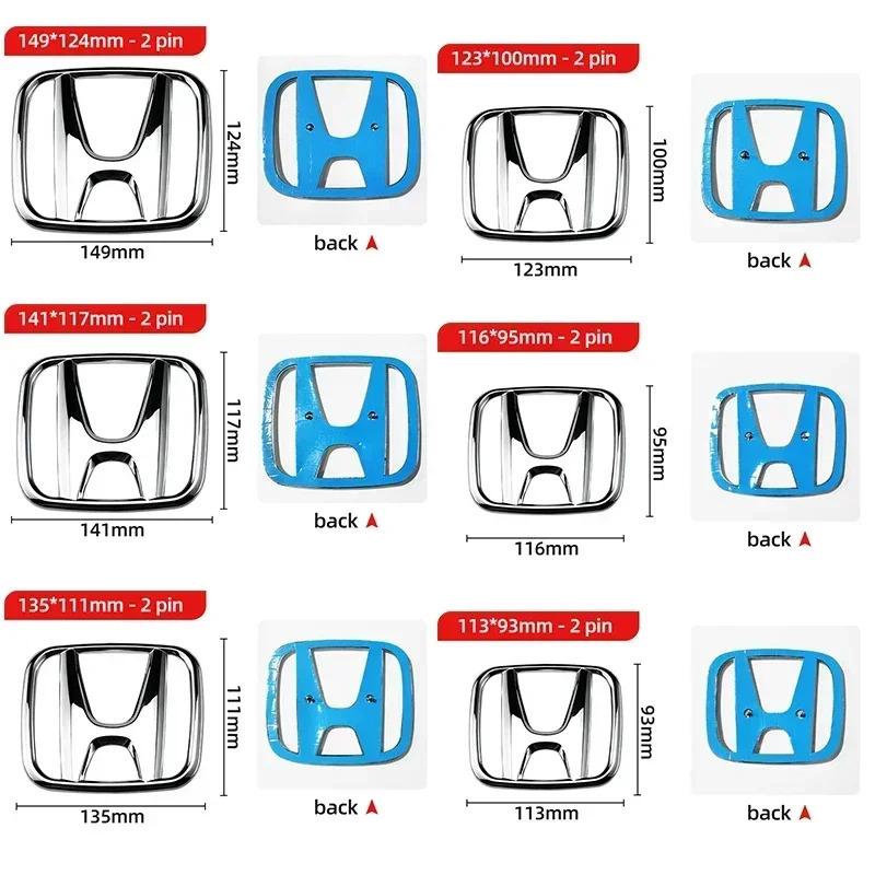 Honda Автомобильный значок-эмблема 1 шт. Подходит для City Accord HRV VEZEL Odyssey - Капот Решетка Радиатора Задний Багажник Руль Логотип Аксессуары