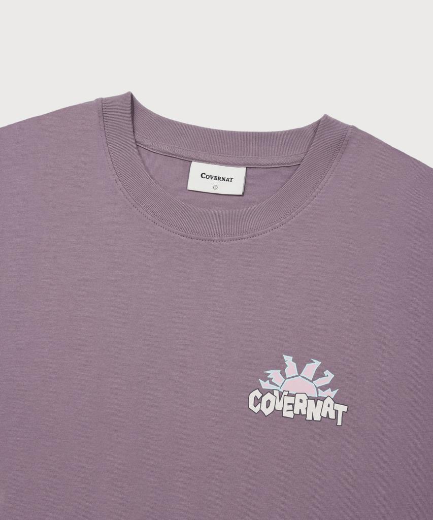 COVERNAT Rising Sun Graphic Long Sleeve Purple