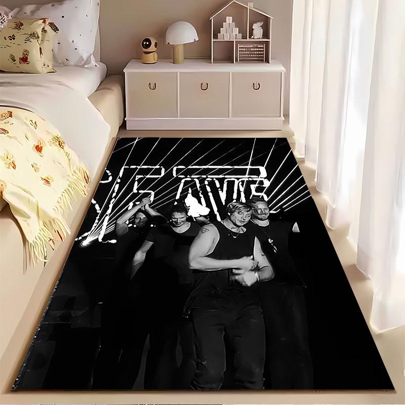 "Band Performance Black Design" suitable as a non-slip mat for the living room or bedroom sofa