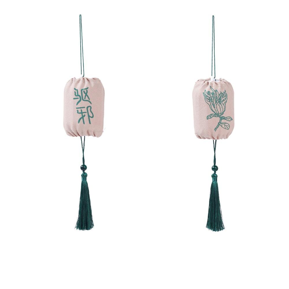 Elastic Cloth Mid-Autumn Festival Lantern Decorative with Tassel Glowing Lantern Pendant Best Wishes Chinese Style
