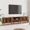 VidaXL TV Stand with Drawer Old Wood 200x25x44 Cm Engineered Wood, TV Stand, Media Unit, Sideboard, 857696