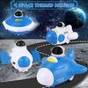 Детская Космическая Игрушечная Машинка 3 4 5 лет Малыш Космический Шаттл Игрушка Ракета Модель Нажми и Езжай Оттяни Машинку Игрушка Мальчик Рождественский Подарок