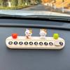 Знак временной парковки Lucky Cat: Скрытый контактный номерной знак для автомобиля