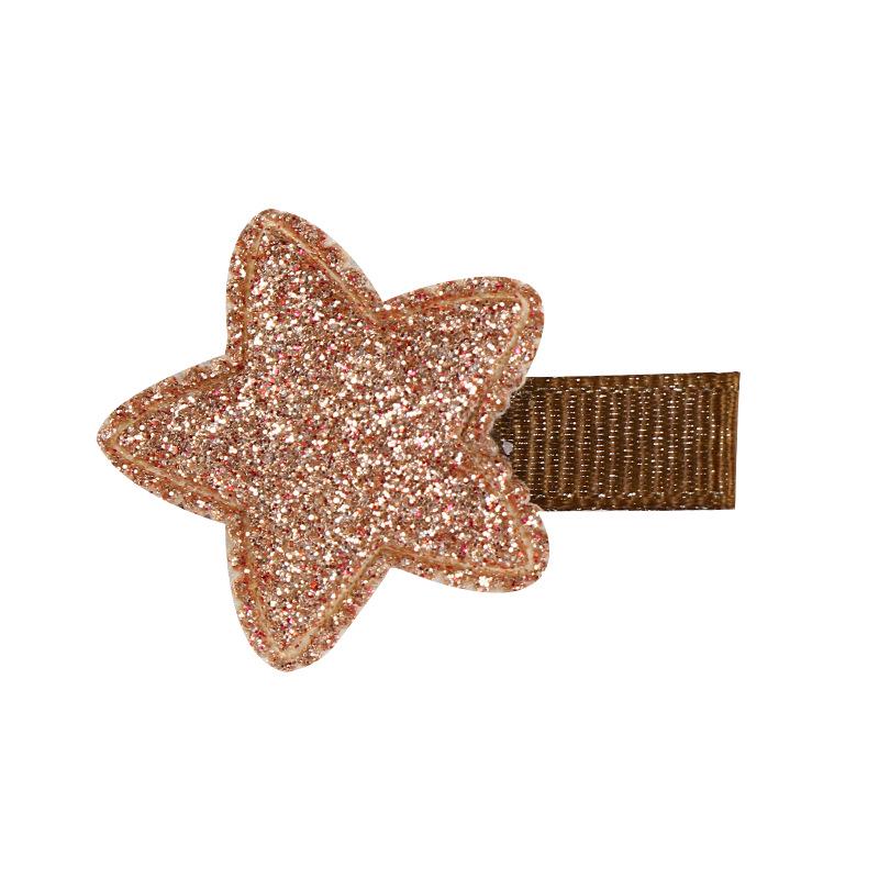 Набор из 40 заколок для волос для девочек: Дизайны «Зайчик», «Корона», «Звезда», «Сердце» и «Бантик» из ПУ кожи и хлопка.