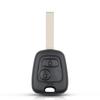 KEYYOU For Toyota AYGO For Citroen C1 C2 C3 For Peugeot 307 107 207 407 Remote Car Key Shell Case HU83/VA2 Blade 2 Buttons