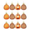 Thanksgiving Pumpkin Pendant Mini Pumpkin Ornaments 3cm Thanksgiving Christmas Decorations Colorful Plastic Hanging Balls for Tree Home Party