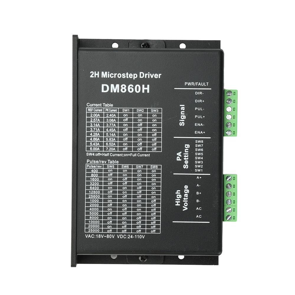 Драйвер шагового двигателя TB6600 DM542 DM556 DM860H Контроллер Драйвер Корпус для шаговых двигателей 42/57/86